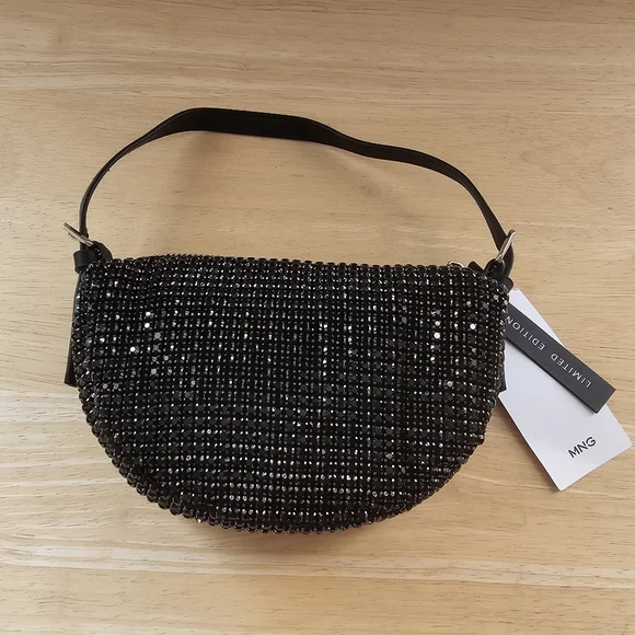 NWT Mango crystal shoulder bag - Picture 6 of 12